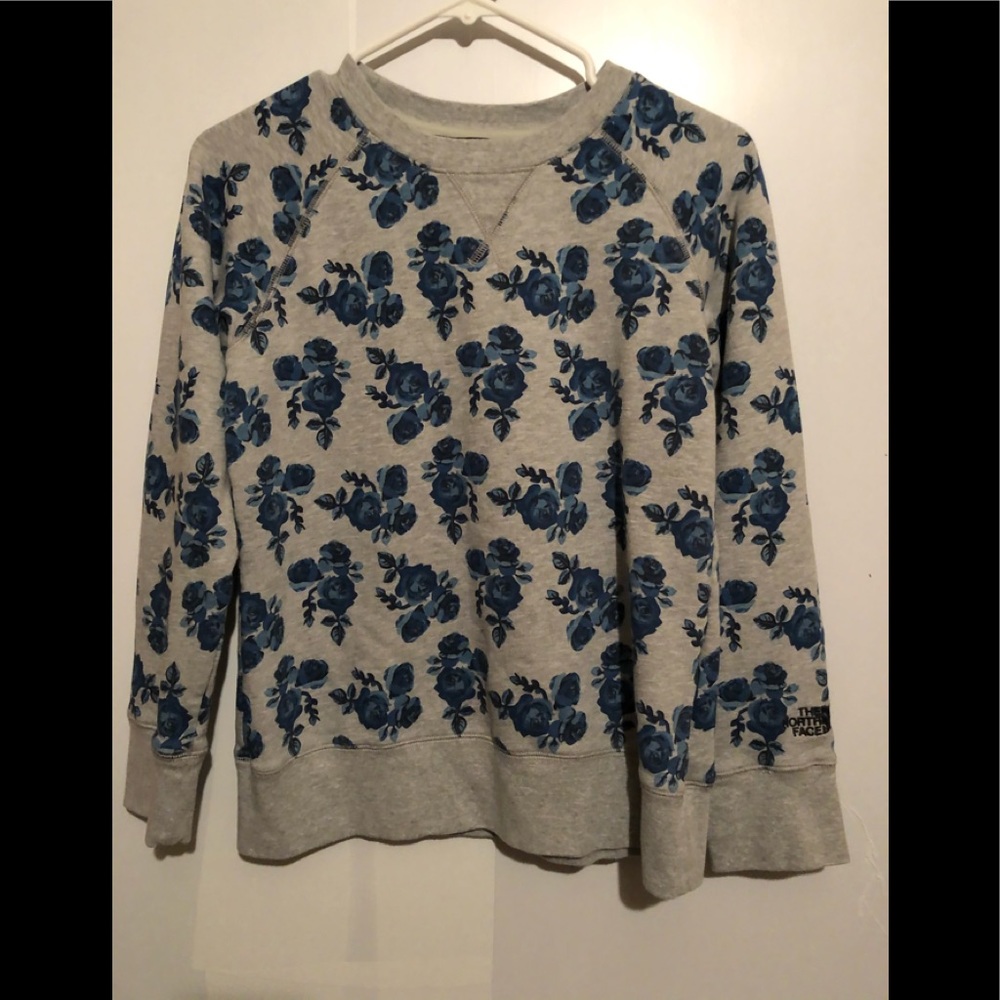 Women’s northface floral crewneck